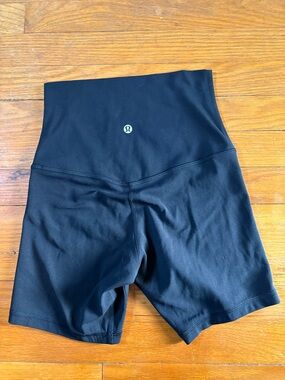 lululemon athletica High-Rise Black Bike Shorts NWOT
